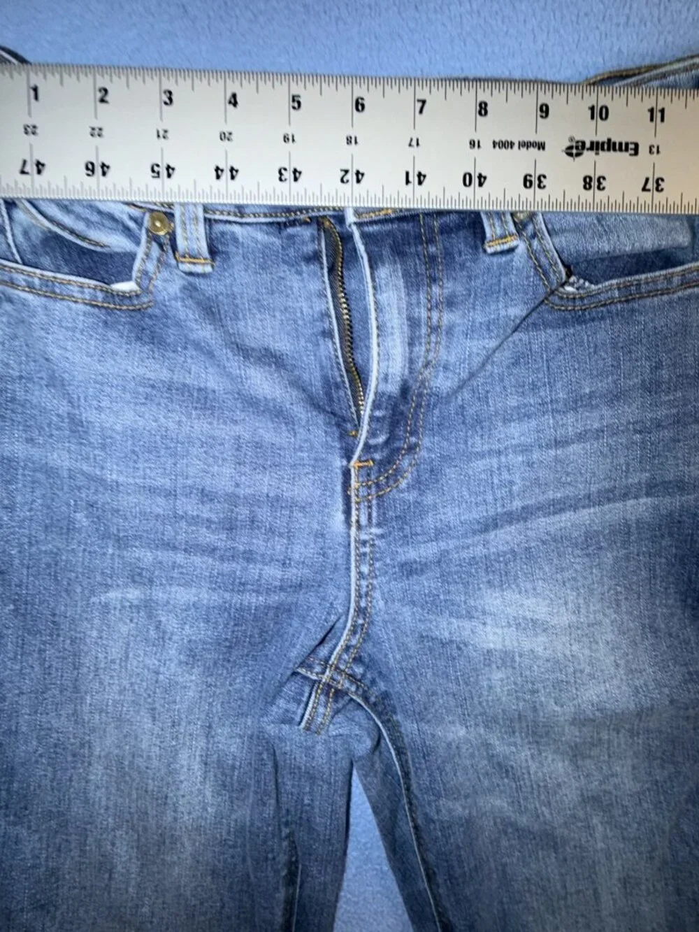 Oat New York Blue Wash Women's Straight Leg Jeans Size 0/25